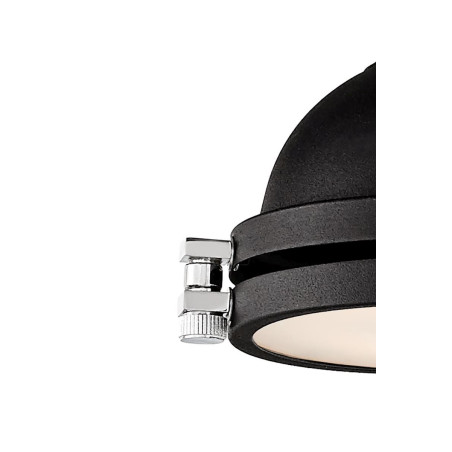 Kinkiet vintage Nautilius czarny Kaspa | Loftowy design
