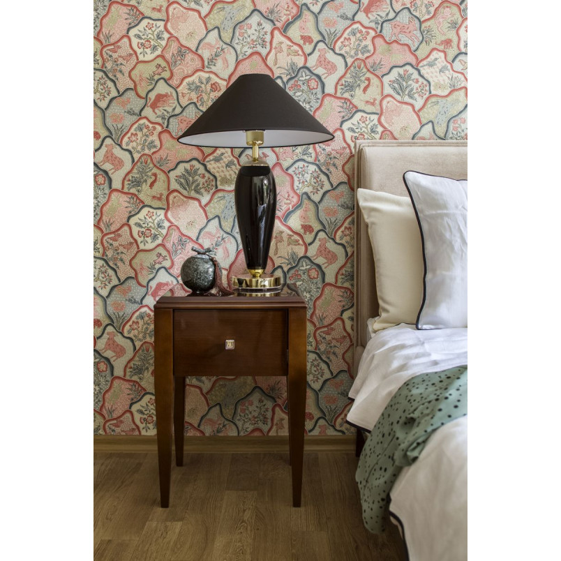 Lampa Hampton Kaspa: Elegancki design, czarny abażur | Rea Gold