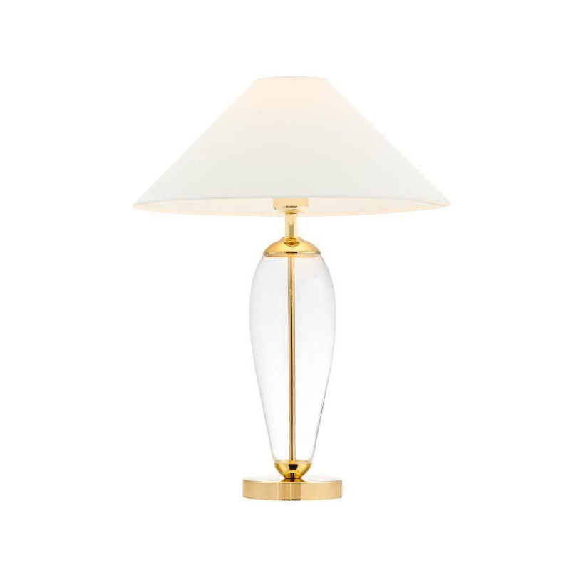 Lampa stołowa Hampton biała Kaspa | Elegancki design, polska produkcja