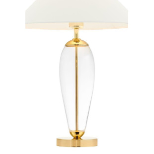 Lampa stołowa Hampton biała Kaspa | Elegancki design, polska produkcja