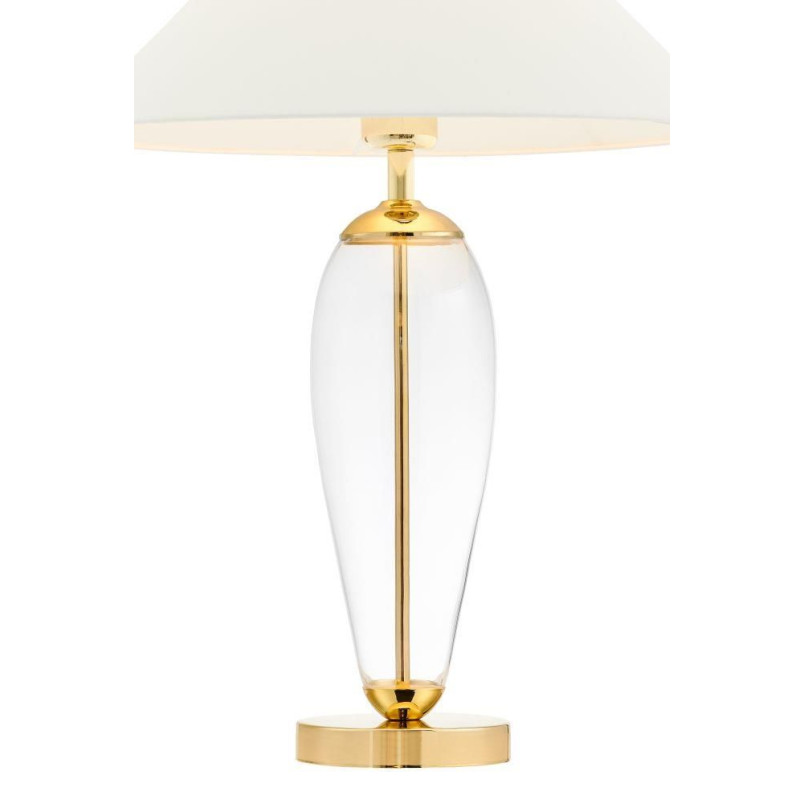 Lampa stołowa Hampton biała Kaspa | Elegancki design, polska produkcja