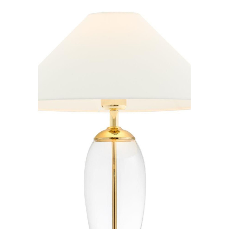 Lampa stołowa Hampton biała Kaspa | Elegancki design, polska produkcja