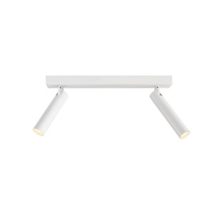 Reflektor sufitowy LED Kaspa Roll - 2 punkty, biały | Sklep z lampami