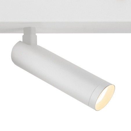 Reflektor sufitowy LED Kaspa Roll - 2 punkty, biały | Sklep z lampami