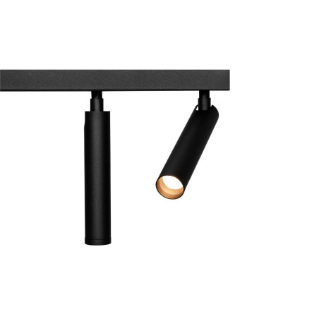 Reflektor sufitowy 6 punktowy Kaspa - Minimalistyczny design | Czarny