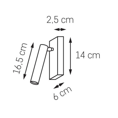 Kinkiet LED Roll biały Kaspa - Minimalistyczny design | Sklep z oświetleniem