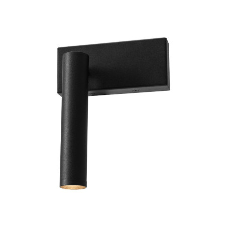 Kinkiet LED Roll czarny Kaspa | Minimalistyczny design