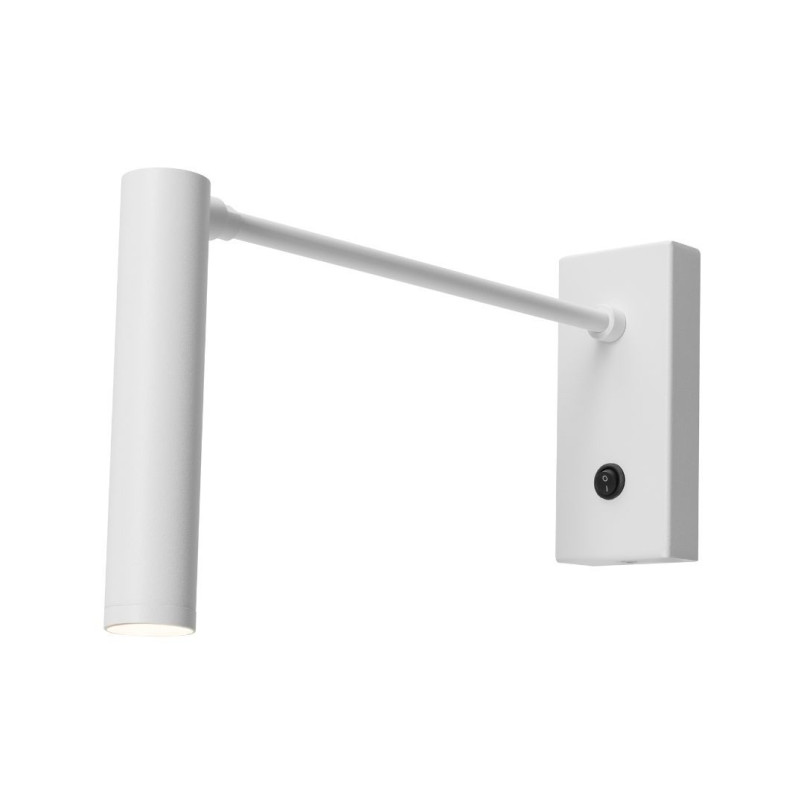 Kinkiet LED Roll biały Kaspa | Minimalistyczny design