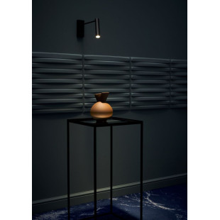 Kinkiet Roll LED czarny Kaspa | Minimalistyczny design