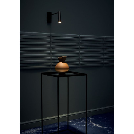 Kinkiet Roll LED czarny Kaspa | Minimalistyczny design