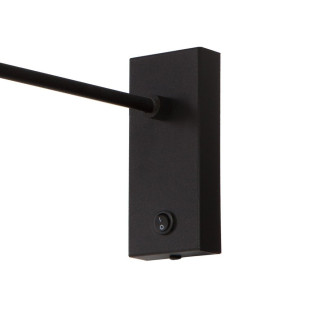 Kinkiet Roll LED czarny Kaspa | Minimalistyczny design