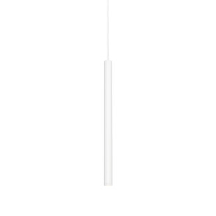 Lampa wisząca tuba Roll LED 10cm biała Kaspa - Nowoczesny design