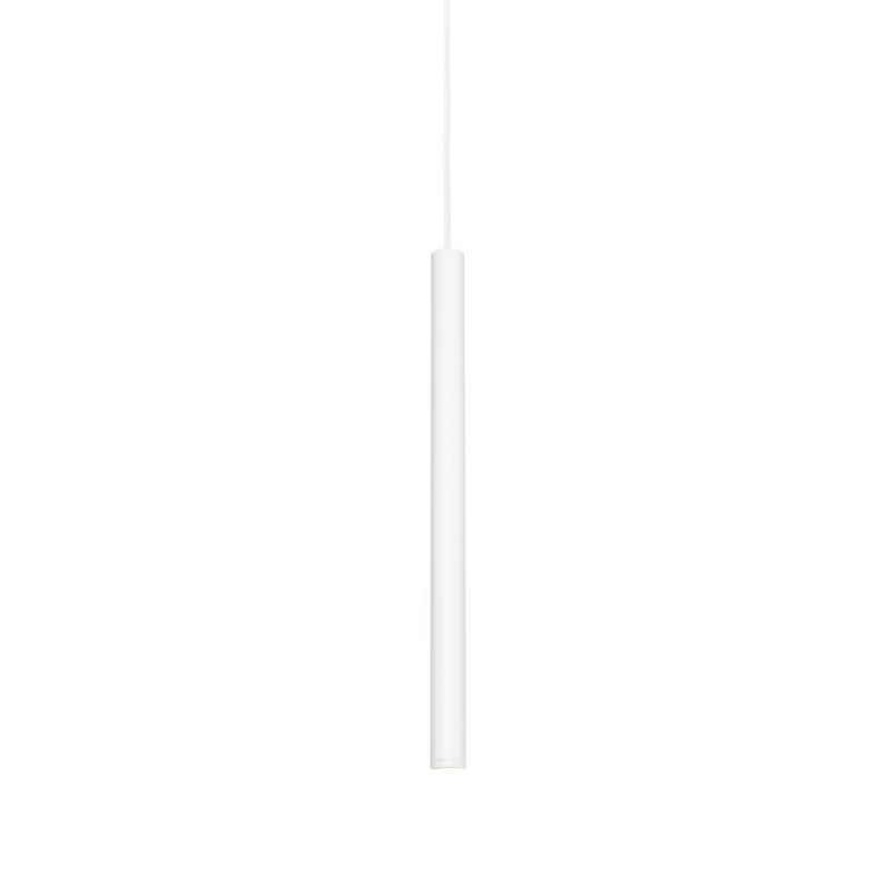 Lampa wisząca tuba Roll LED 10cm biała Kaspa - Nowoczesny design