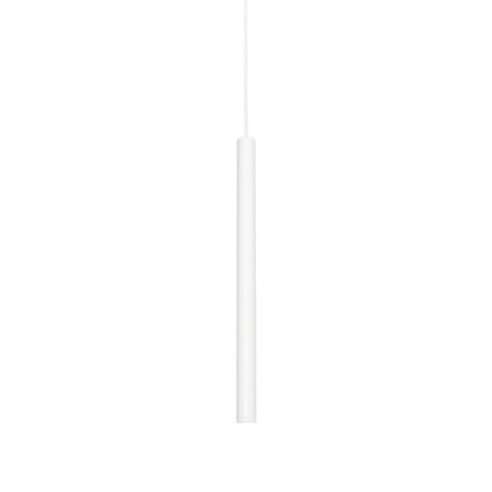 Lampa wisząca tuba Roll LED 10cm biała Kaspa - Nowoczesny design
