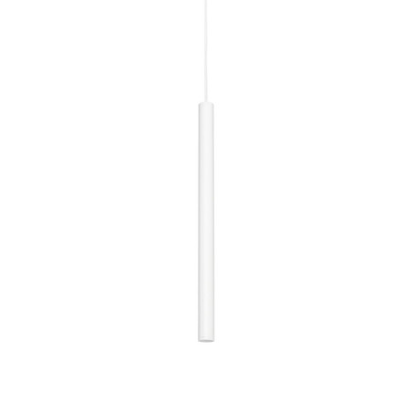 Lampa wisząca tuba Roll LED 10cm biała Kaspa - Nowoczesny design