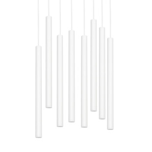 Lampa wisząca LED Kaspa Roll VIII - 48cm - Biała