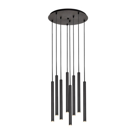 Lampa wisząca Roll LED VIII 48cm czarna | Kaspa - Nowoczesne oświetlenie