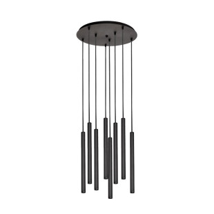 Lampa wisząca Roll LED VIII 48cm czarna | Kaspa - Nowoczesne oświetlenie