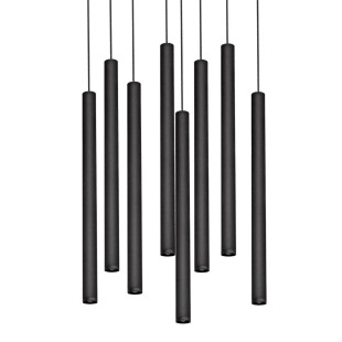 Lampa wisząca Roll LED VIII 48cm czarna | Kaspa - Nowoczesne oświetlenie