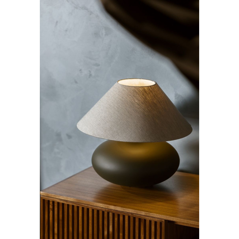 Lampa stołowa Kaspa Sawa Natur II - Beż/Grafit | Elegancki design