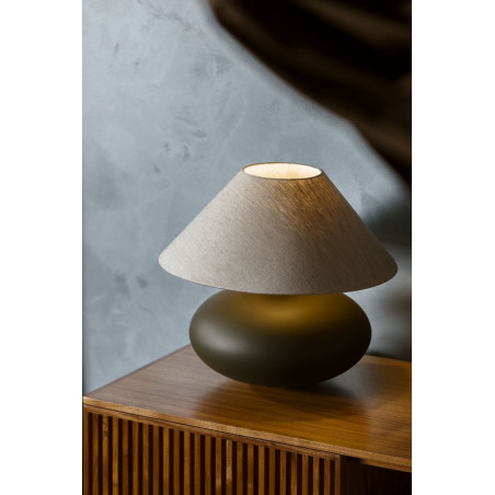 Lampa stołowa Kaspa Sawa Natur II - Beż/Grafit | Elegancki design