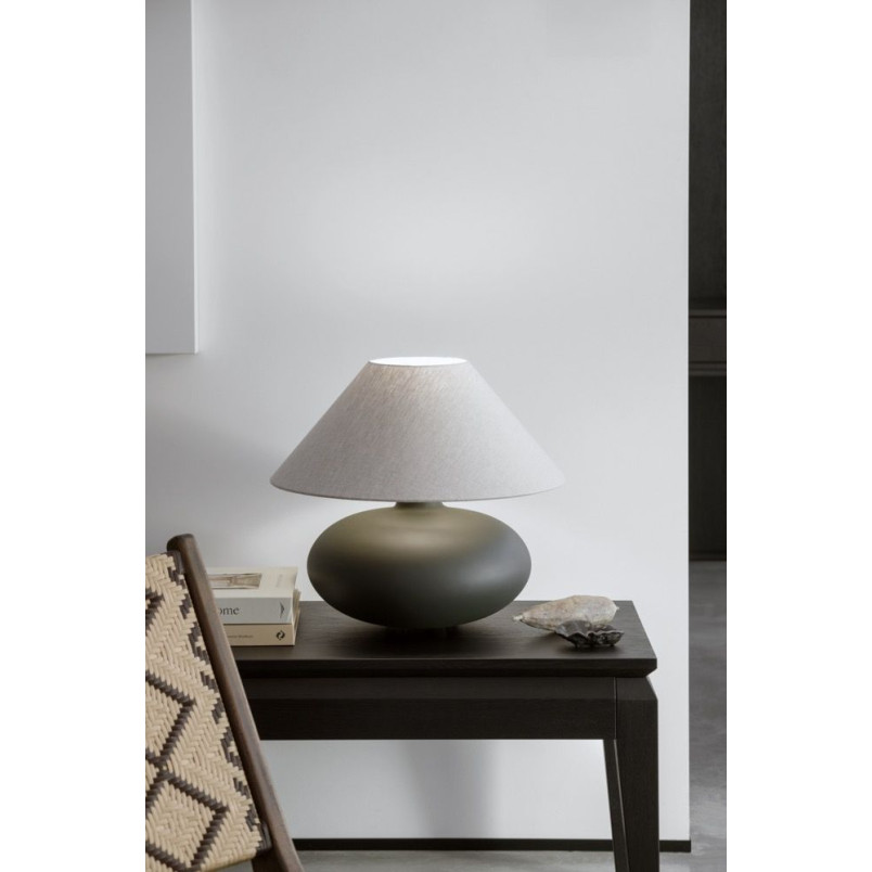 Lampa stołowa Kaspa Sawa Natur II - Beż/Grafit | Elegancki design
