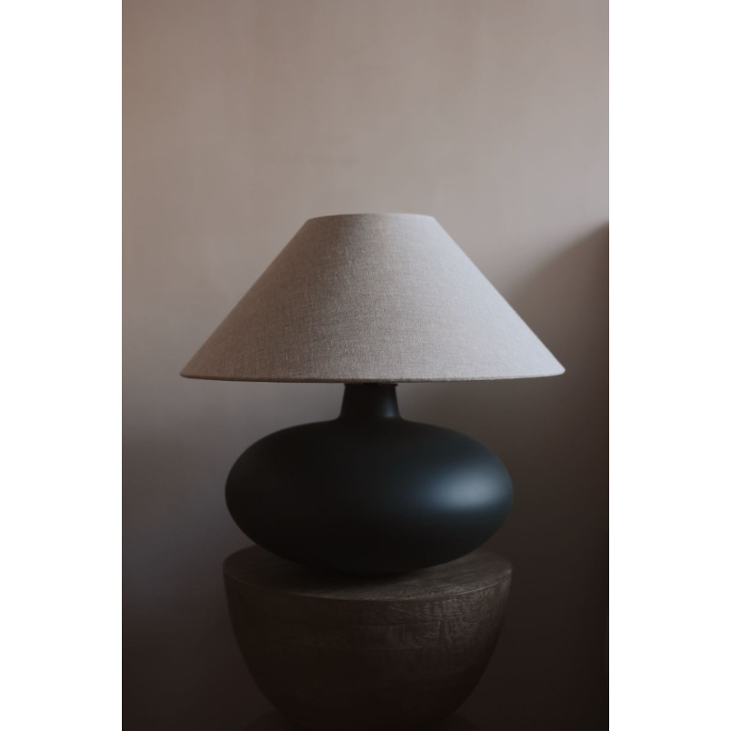 Lampa stołowa Kaspa Sawa Natur II - Beż/Grafit | Elegancki design