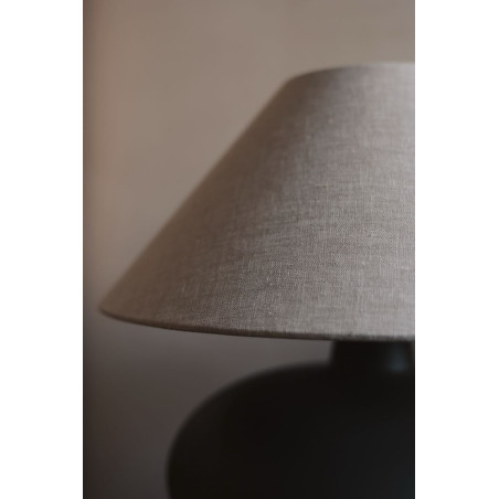 Lampa stołowa Kaspa Sawa Natur II - Beż/Grafit | Elegancki design
