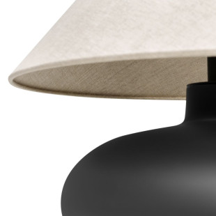 Lampa stołowa Kaspa Sawa Natur II - Beż/Grafit | Elegancki design