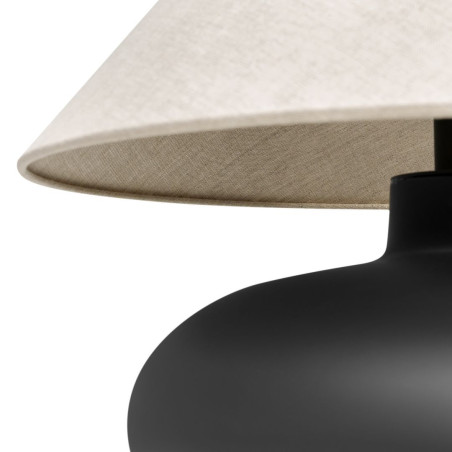 Lampa stołowa Kaspa Sawa Natur II - Beż/Grafit | Elegancki design