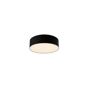Plafon okrągły Kaspa Space 38cm czarny - Oświetlenie LED