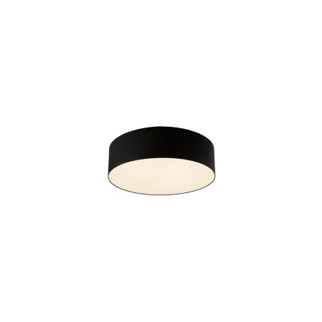 Plafon okrągły Kaspa Space 38cm czarny - Oświetlenie LED