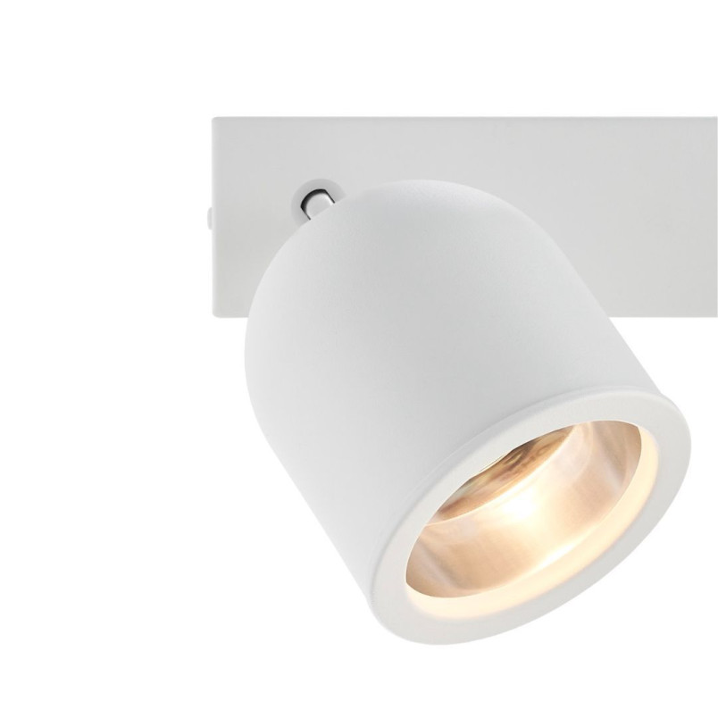 Reflektor sufitowy 2 punktowy Spark biały Kaspa | Oświetlenie LED