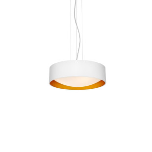 Lampa wisząca Vero 45cm biało-złota Kaspa - Stylowe oświetlenie