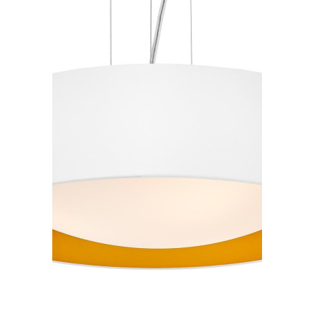 Lampa wisząca Vero 45cm biało-złota Kaspa - Stylowe oświetlenie