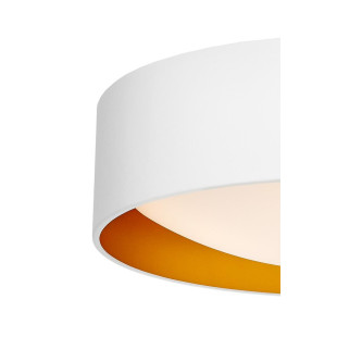 Lampa wisząca Vero 45cm biało-złota Kaspa - Stylowe oświetlenie