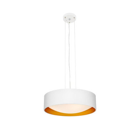 Lampa wisząca Vero 45cm biało-złota Kaspa - Stylowe oświetlenie
