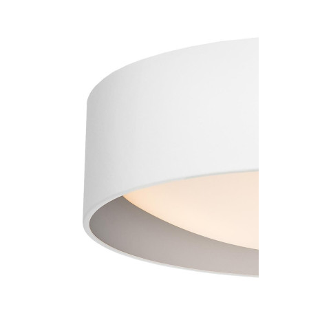 Lampa wisząca Vero 45cm biało-srebrna Kaspa | Sklep z lampami