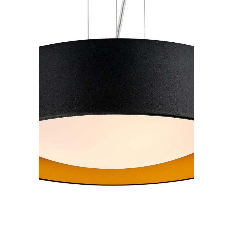 Lampa wisząca Vero: Czarno-złota, 45cm | Kaspa