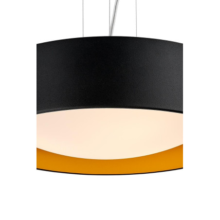 Lampa wisząca Vero: Czarno-złota, 45cm | Kaspa