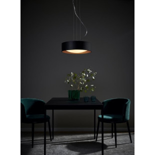 Lampa wisząca Vero: Czarno-złota, 45cm | Kaspa
