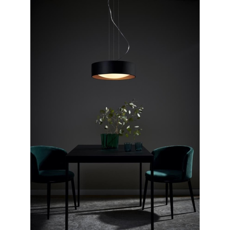 Lampa wisząca Vero: Czarno-złota, 45cm | Kaspa