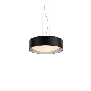 Lampa wisząca Vero - Kaspa: Nowoczesny design, 45cm, Czarno-srebrna