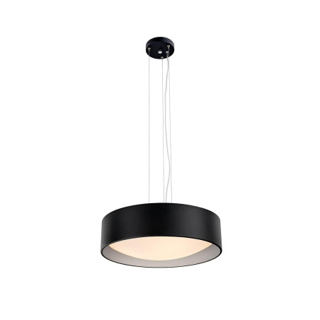 Lampa wisząca Vero - Kaspa: Nowoczesny design, 45cm, Czarno-srebrna