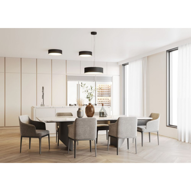 Lampa wisząca Vero czarna Kaspa - nowoczesny design