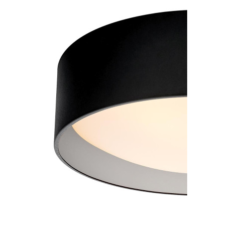 Plafon Vero 45cm czarno-srebrny Kaspa - Nowoczesny design