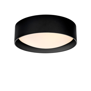 Plafon okrągły Vero 45cm czarny Kaspa - Nowoczesny design