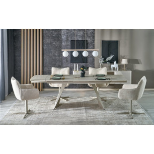 Stół rozkładany Armani | Spiek kwarcowy, design Halmar
