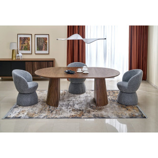 Stół rozkładany Fargo 120-210cm orzech Halmar - Elegancki design