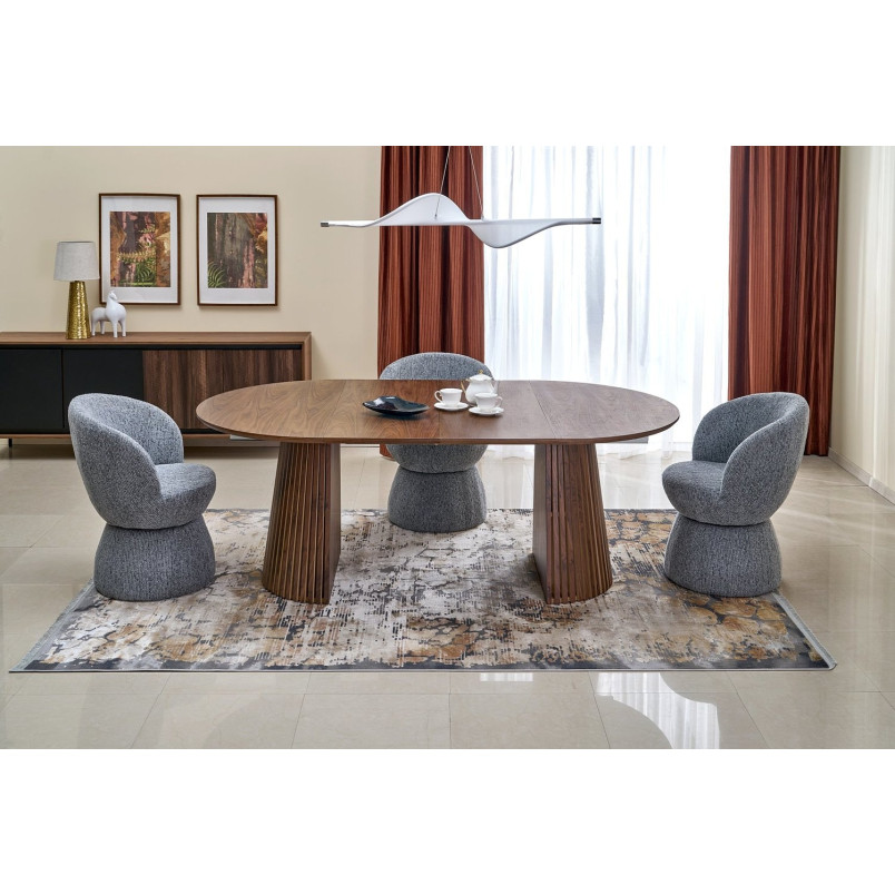Stół rozkładany Fargo 120-210cm orzech Halmar - Elegancki design